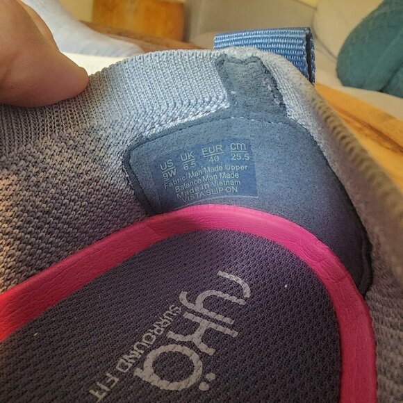 Ryka Blue Dawn Vista Slip-on Flat Sneakers Women's Size 9W / 9 Wide - Picture 12 of 12